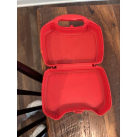 Snoopy Whirley Drink Works Plastic Lunch Box Red - Picture 5 of 5